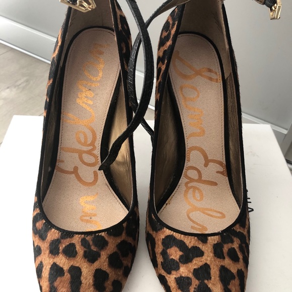 Sam Edelman cheetah print heels Size 8.5 - Picture 2 of 6
